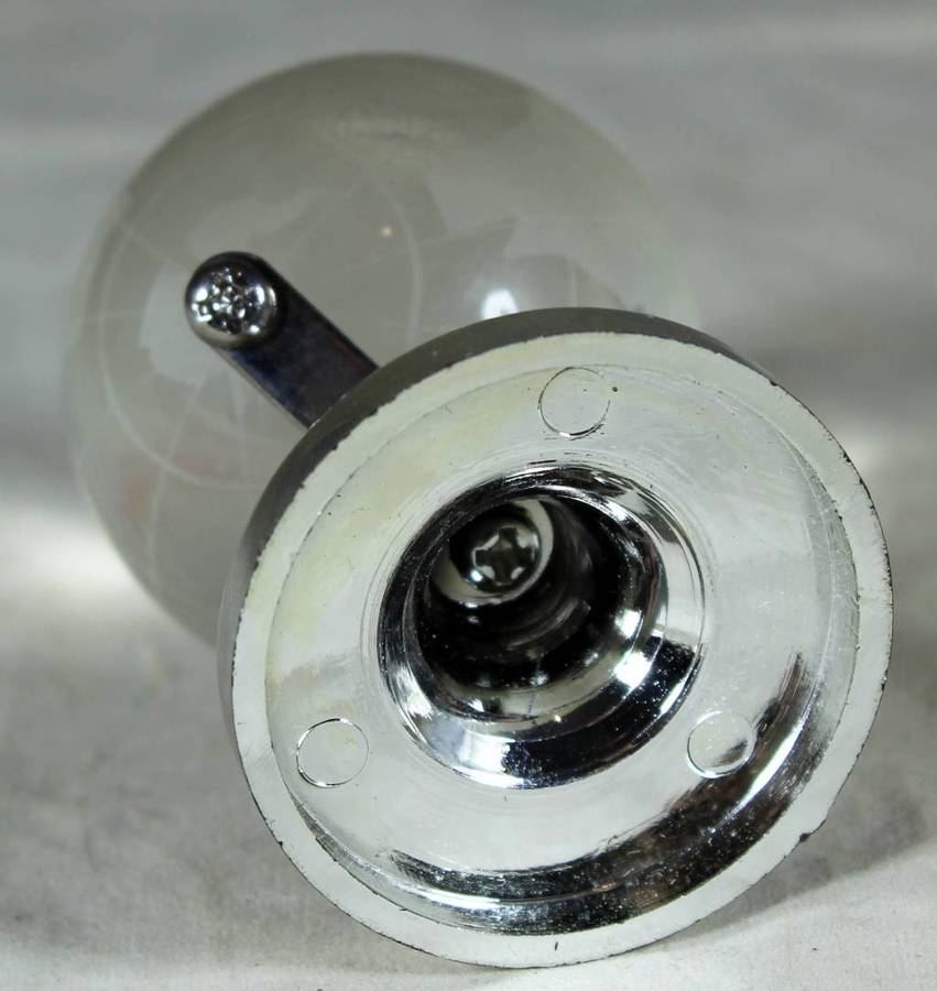 Miniature Glass World Map on Stand - Beautiful!!! BID NOW!!!!