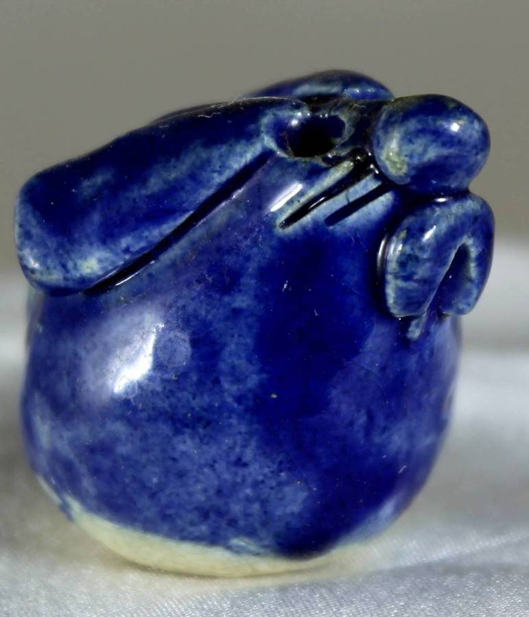 Miniature blue mouse