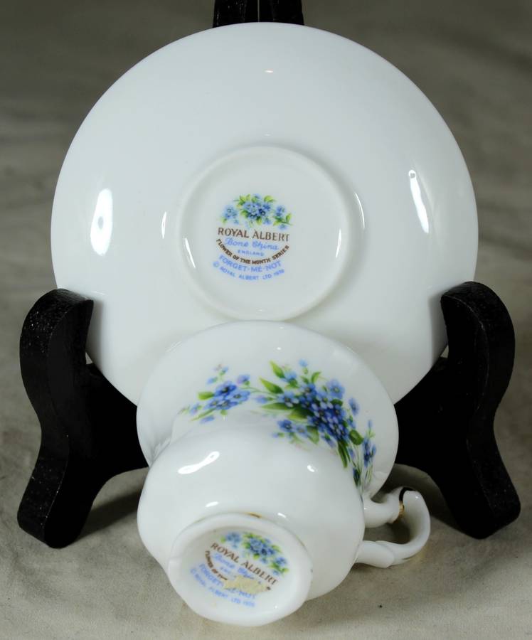 Royal Albert - Flower of the Month - Cup and Saucer -Duo- July - Miniature - Act Fast!! Bid Now!!