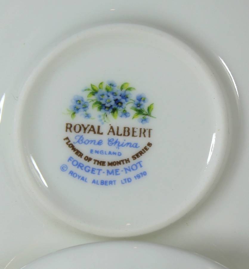 Royal Albert - Flower of the Month - Cup and Saucer -Duo- July - Miniature - Act Fast!! Bid Now!!