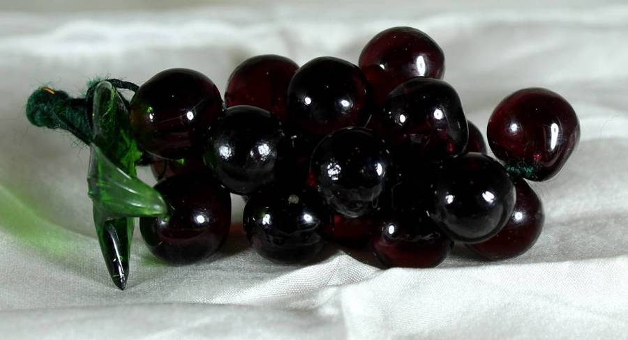 `Brown` Glass Grapes