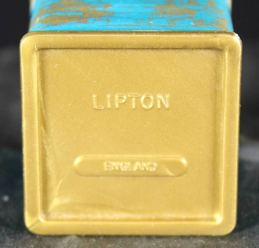 Miniature liptons jasmine tea container