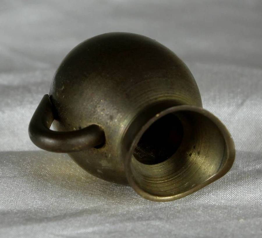 Miniature brass milk jug