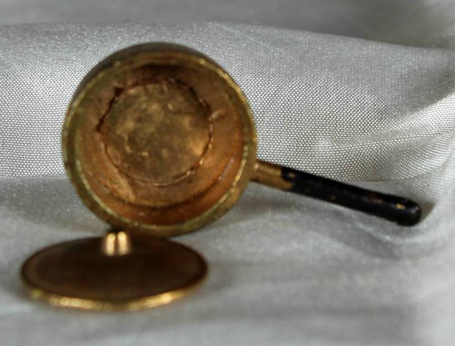Miniature Copper - Lidded Pan