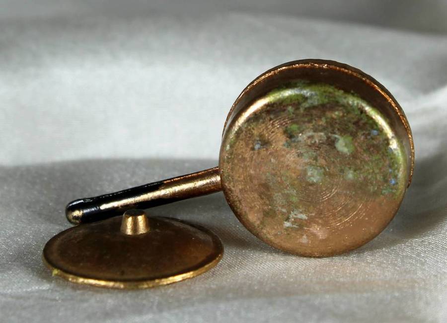 Miniature Copper - Lidded Pan