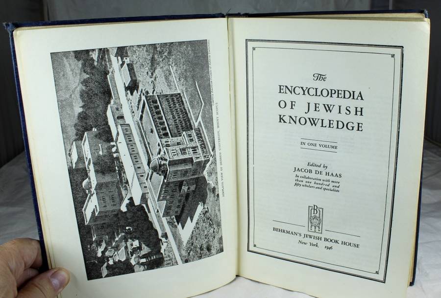 The Encyclopedia of Jewish knowledge - 1946