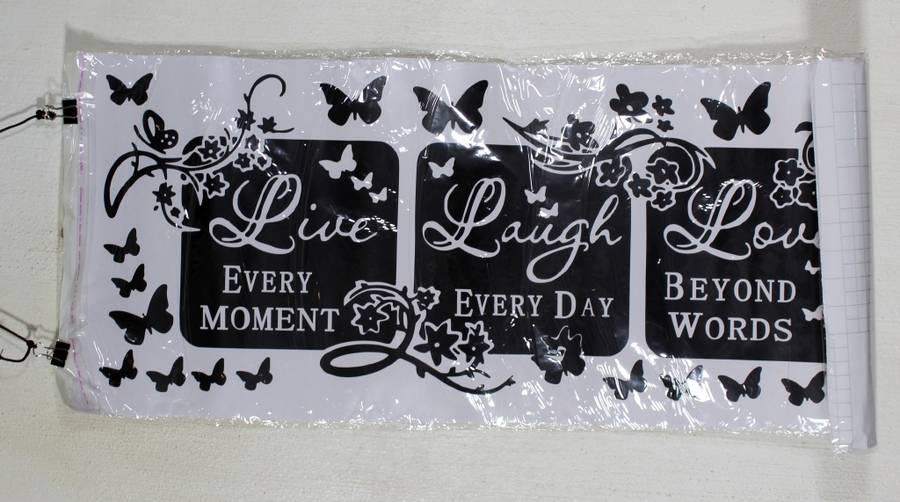 Live, Love, Laugh - wall sticker