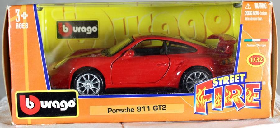 Burago - Street Fire - Porsche 911 GT2 - Act Fast!!! BID NOW!!!