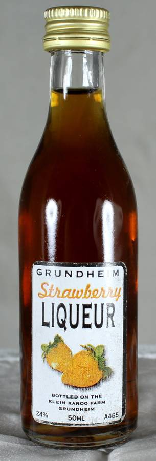 Mini Liquor Bottle - Grundheim Strawberry Liqueur (50ml)