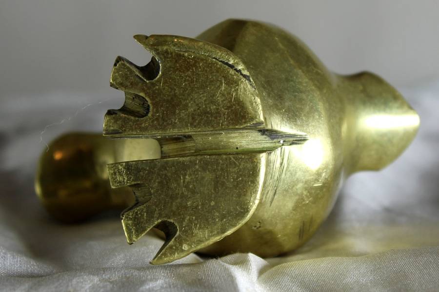 Small brass dodo