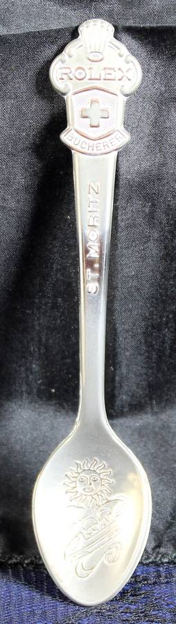 Souvenir Teaspoon - Rolex - St. Moritz - Low Price!! - Bid Now!!!