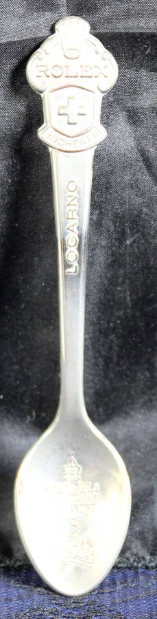 Souvenir Teaspoon - Rolex - Locarno - Low Price!! - Bid Now!!!