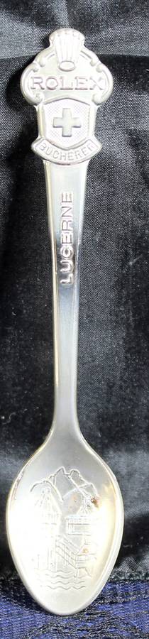 Souvenir Teaspoon - Rolex - Bucherer - Lucerne - Low Price!! - Bid Now!!!