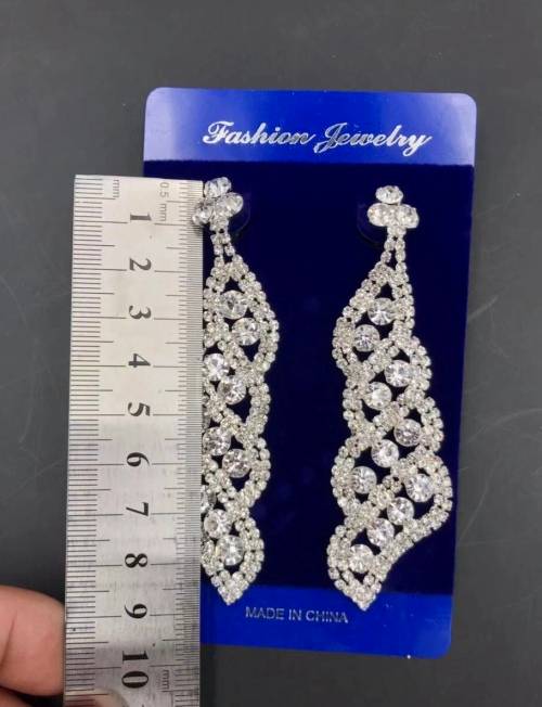 rhinestone earrings