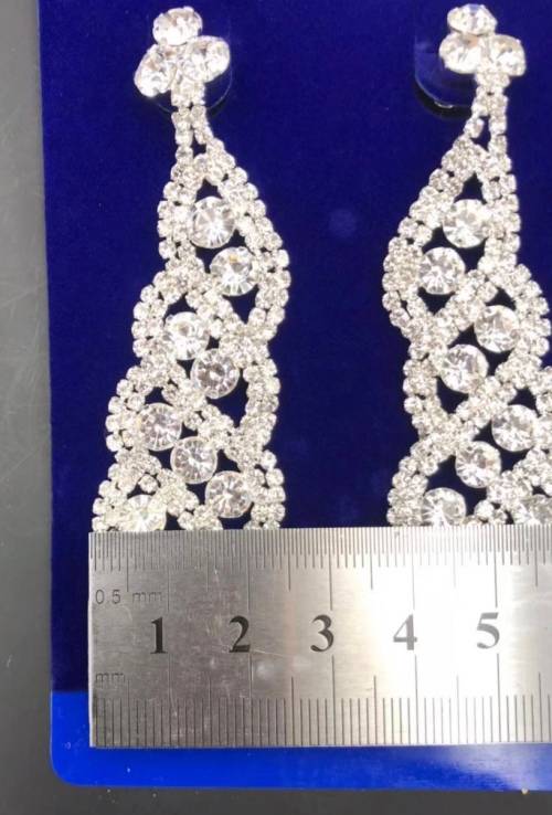 rhinestone earrings