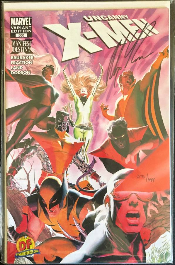 Uncanny X-Men #500 - Alex Ross Signed Dynamic Forces Variant