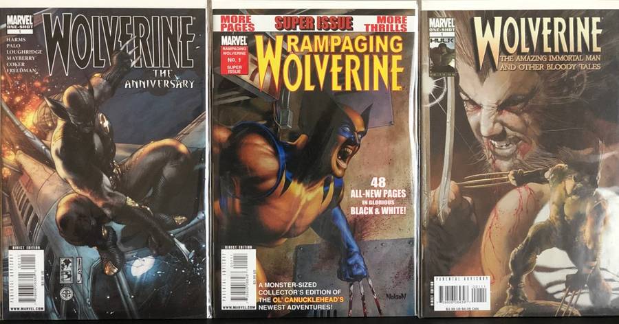 Wolverine One-Shot Comic Book Bundle