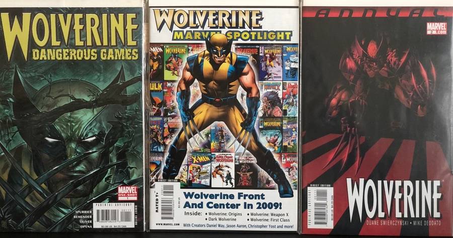 Wolverine One-Shot Comic Book Bundle