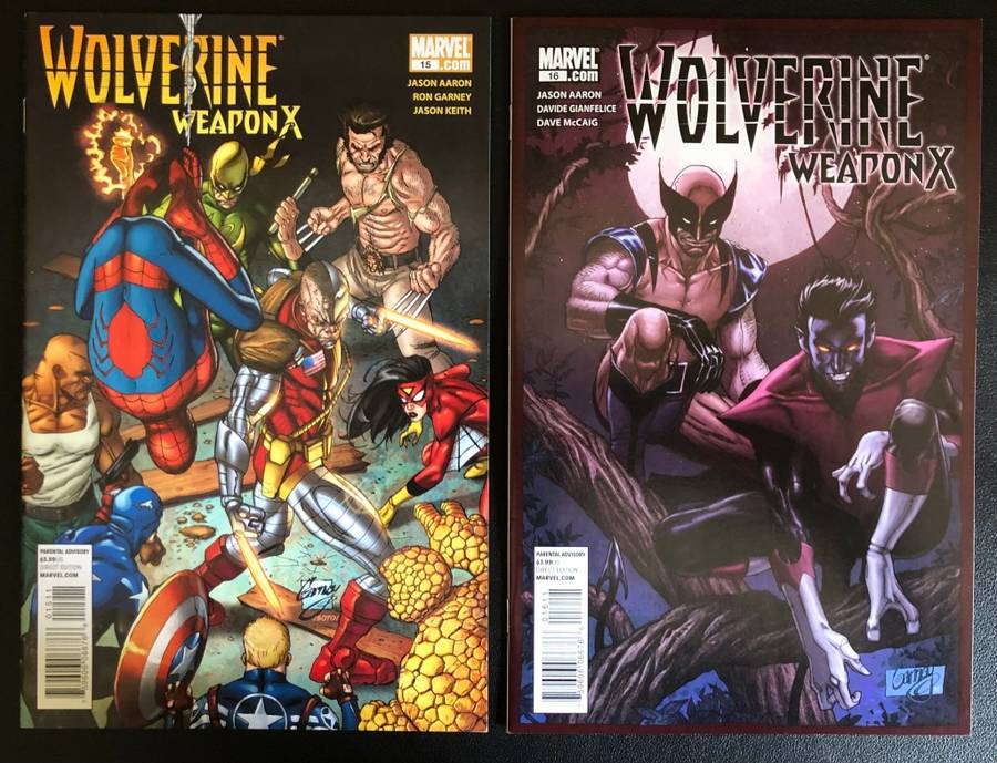 Wolverine: Weapon X (2009) - Full Run (#1-16 excl.# 7&14)