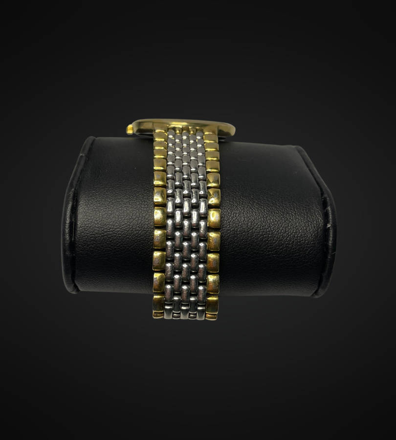 Omega DeVille Quartz 33mm Men's Gold Dial Swiss Made Vintage Watch - Working