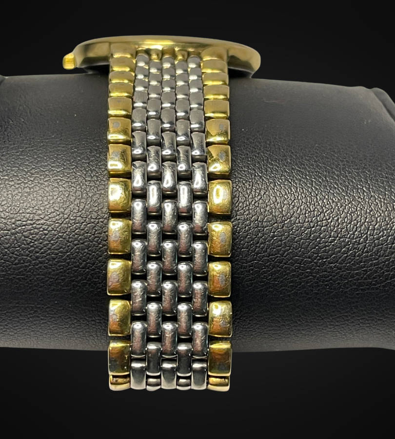 Omega DeVille Quartz 33mm Men's Gold Dial Swiss Made Vintage Watch - Working