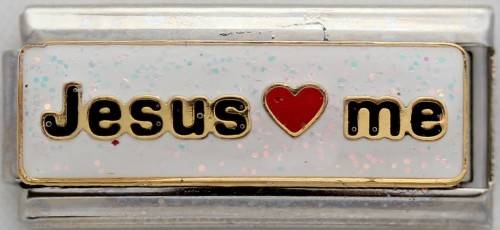 *Christmas Special* Italian charms - Jesus Loves Me Double