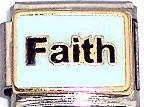 Italian charms - Faith
