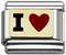 Italian charms - I love