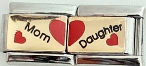Italian charms (Fits Nomination) - Mom Daughter