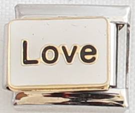 Italian charms (Fits Nomination) - Love
