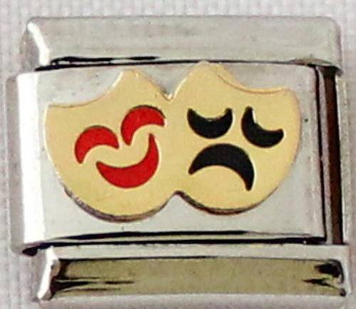 *CHRISTMAS SPECIAL* -Italian charms - Theatre Masks (Fits Nomination)