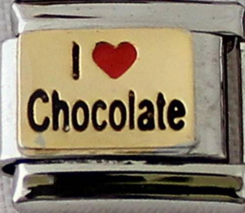 **Christmas Special** Italian charms - I Love Chocolate (Fits Nomination)