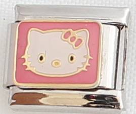 *SPECIAL* Italian charms - Hello Kitty Pink (Fits Nomination)