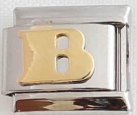 Italian charms - Letter B (Fits Nomination)