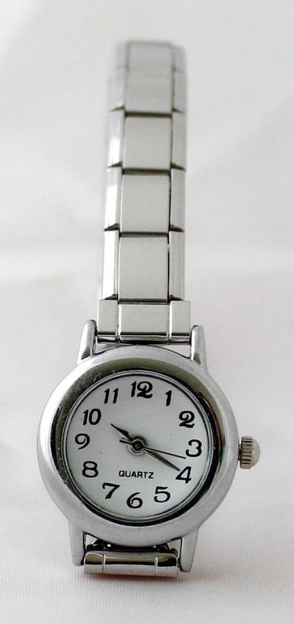 White Italian Charm watch & 4 charms of your choice