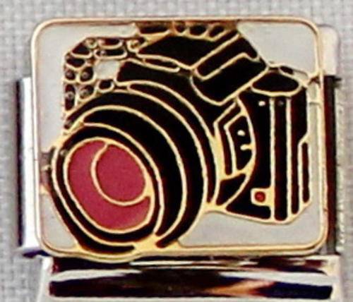 Italian charms (Fits Nomination) - Black camera