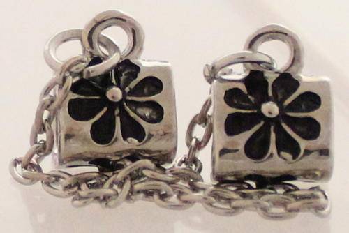 *CHRISTMAS SPECIAL* -New Pandora style/European Safety Chain Metal Charm