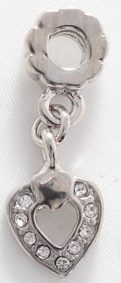 *CHRISTMAS SPECIAL* -New Pandora style/European Dangle Heart Metal Charm