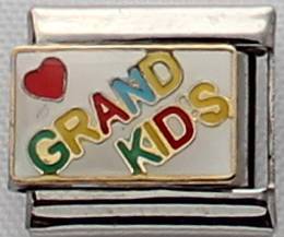 **Christmas Special** Italian charms - Grandkids (Colour) (Fits Nomination)