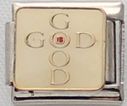 **June Special - Italian charms - God is Good (Fits Nomination)