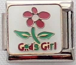 Italian charms - God's Girl (Fits Nomination)