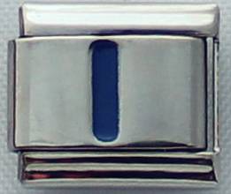 Italian charms - Blue Letter I (Fits Nomination)