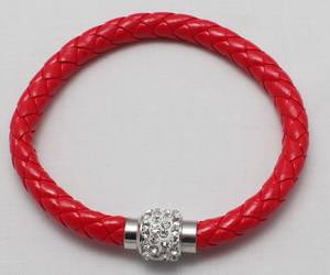 *Easter Special* - Red Rhinestone Magnetic Bracelet