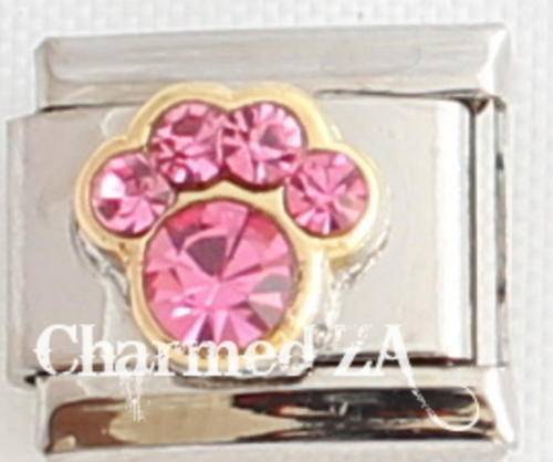 **Christmas Special - Italian charms - Paw Birthstone Christmas (Fits Nomination)