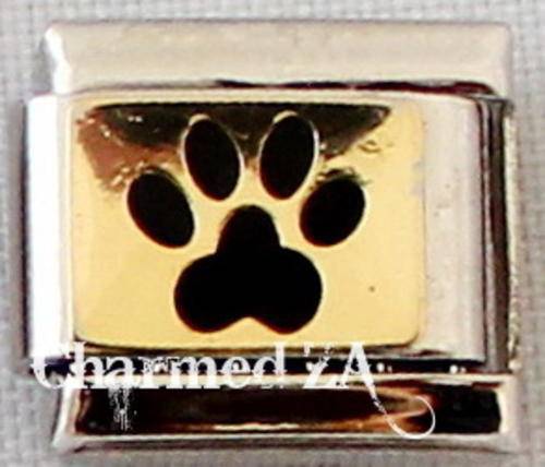 Italian charms - Black paw (Fits Nomination)