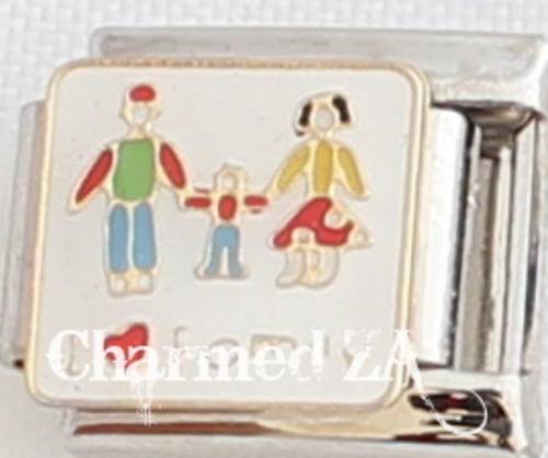 **Christmas Special - Italian charms - I love Family (Fits Nomination)