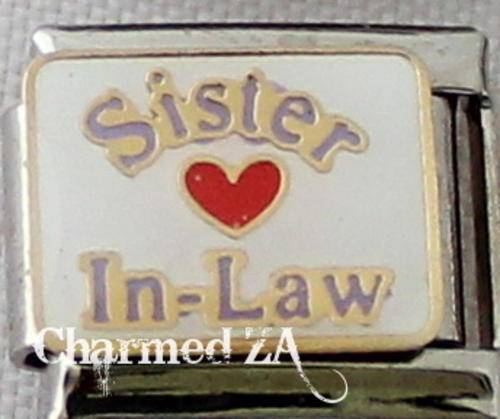 Italian charms - Sister-in-Law (Fits Nomination)