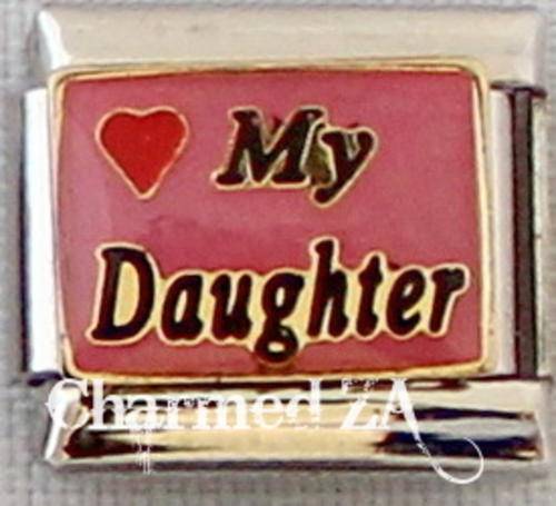 Italian charms - Love my daughter (Fits Nomination)