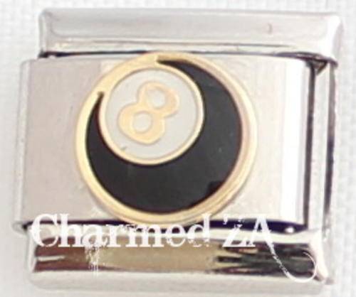 *Christmas Special* Italian charms - 8 Ball (Fits Nomination)
