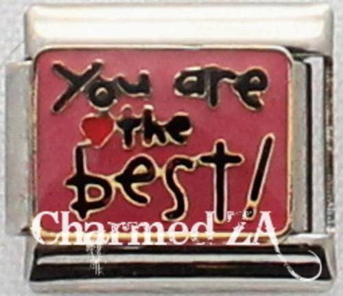 **Christmas Special - Italian charms - You are the best (Fits Nomination)